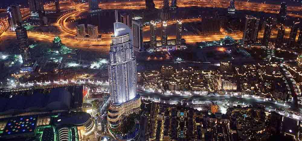 panoramic view of Dubai