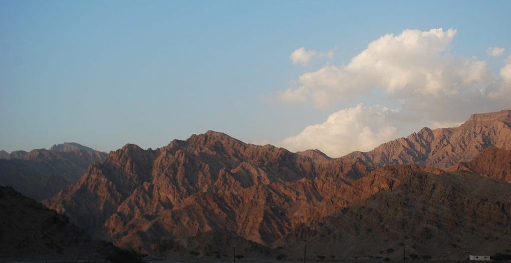Hajar Mountains in Ras Al Khaimah