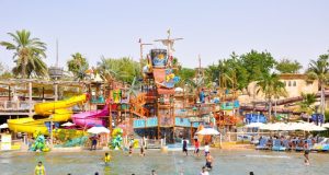 People Enjoying in water at Wild Wadi Waterpark Dubai