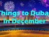Dubai in December