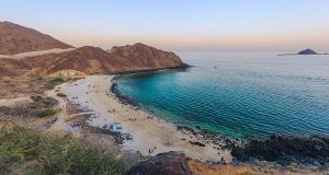 Khorfakkan Beach in Sharjah