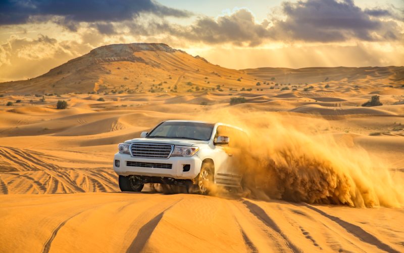 Offroad desert safari in the Dubai desert