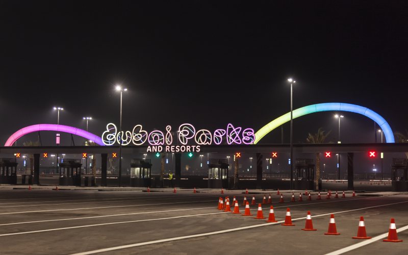 Entrance for Dubai parks