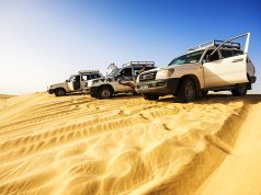 Desert safari cars in Dubai