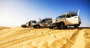 Desert safari cars in Dubai
