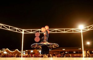 Tanoura show in Dubai desert camp