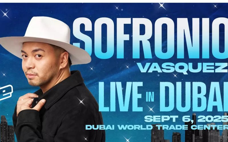 Sofronio Vasquez Live The Voice, Unleashed dubai