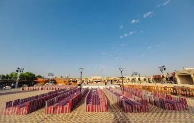 Camp Setup view of Duabi Desert