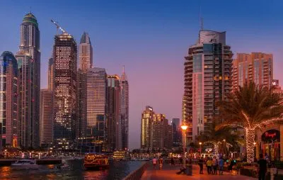 Dubai During Sunset