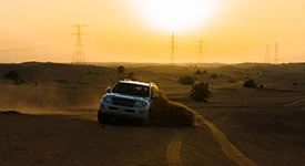 Dune Bashing in Desert