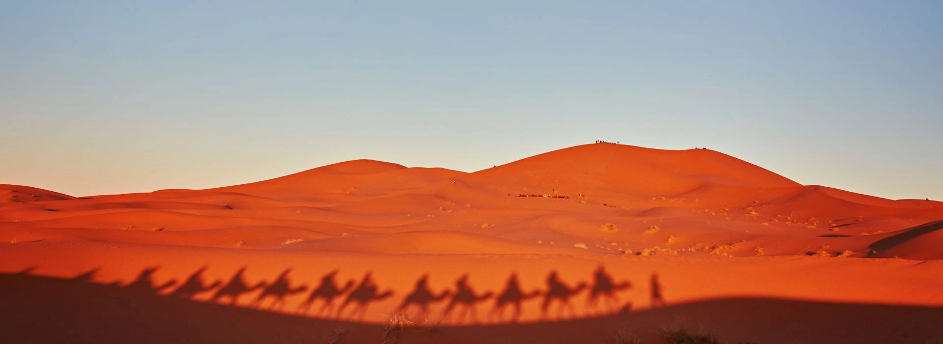 People gathered for Dinner in the desert Dubai
