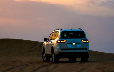 Sretup of Dinner in Dubai desert